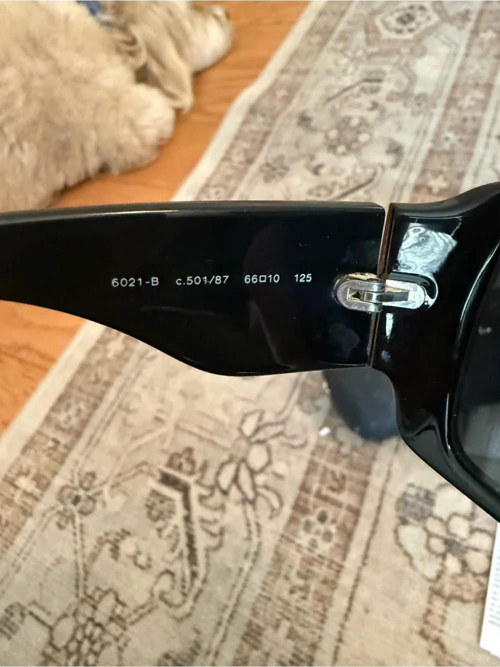 Woman’s vintage Chanel sunglasses discontinues model 6021-B